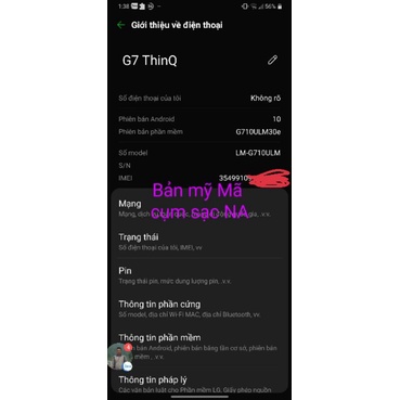 Cụm chân sạc LG G7 G7 thinQ