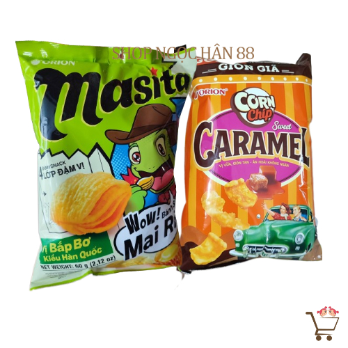 [NEW] Bim Bim Snack Orion Vị Bắp Bơ Kiểu Hàn Quốc 70gr