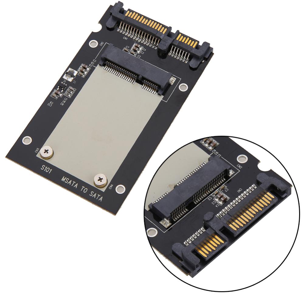 Bộ chuyển đổi SATA mSATA SSD đến 2,5 inch Cạc mạng thẻ chuyển đổi máy tính