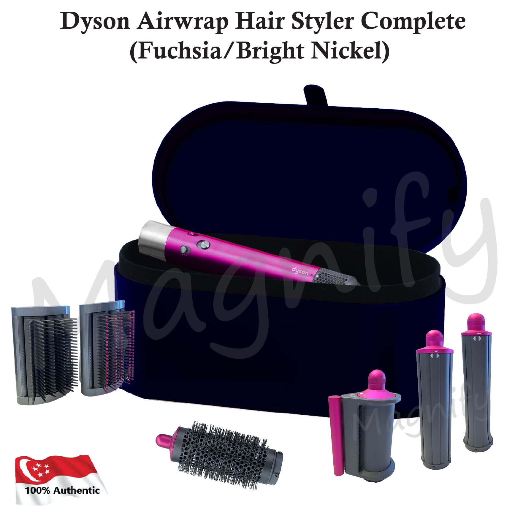 Dyson Airwrap Hair Styler Complete (Fuchsia/Bright Nickel
