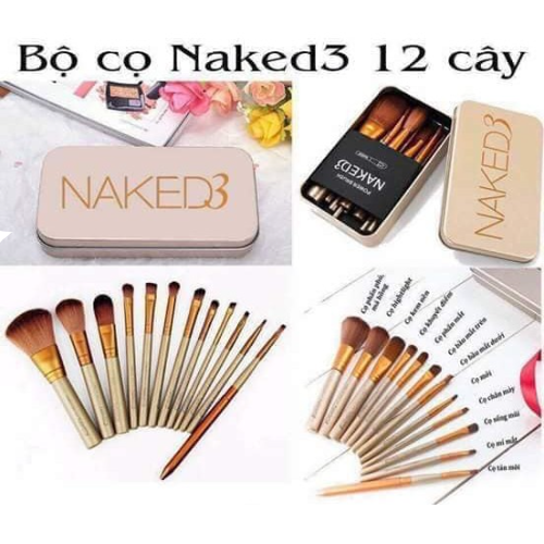 Bộ cọ trang điểm cá nhân 12 cây Nake3