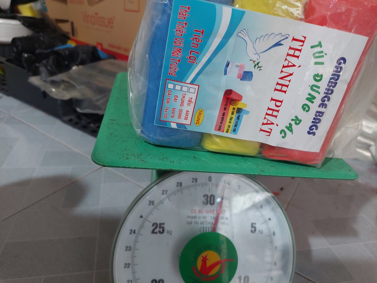 [HCM]TÚI ĐỰNG RÁC NHIỀU MÀU SIZE TRUNG ( 55X65 )