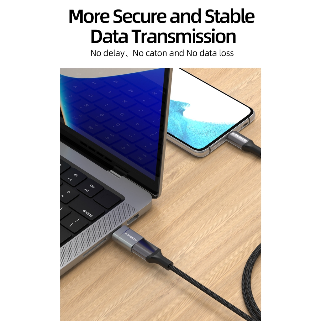 Đầu chuyển đổi OTG USB Type C sang USB A  Rocoren (TYPE C Male to USB Female Cable Adapter Converter)