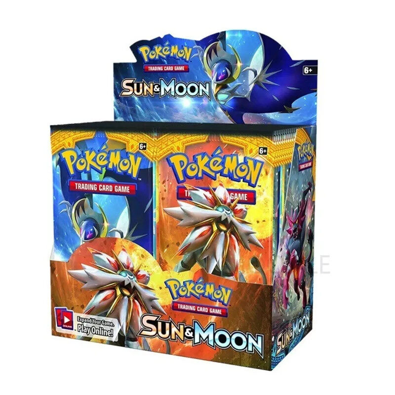 English Version Pokemon Trading Card Booster Box Collectible 25 Cards Set - A1000. 