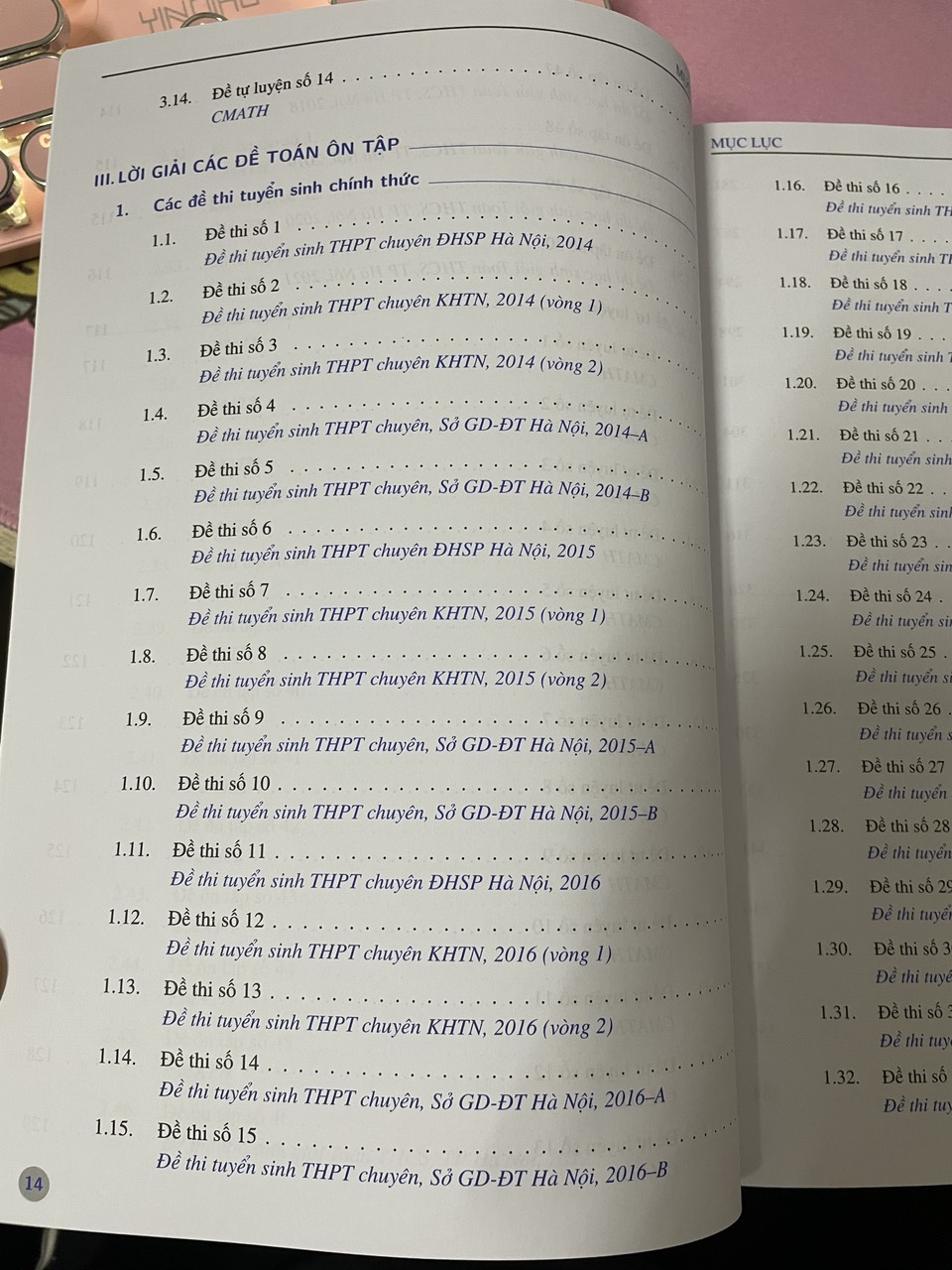 96+ Đề ôn luyện chuyên toán (dành cho học sinh chuyên Toán, chuyên Tin)