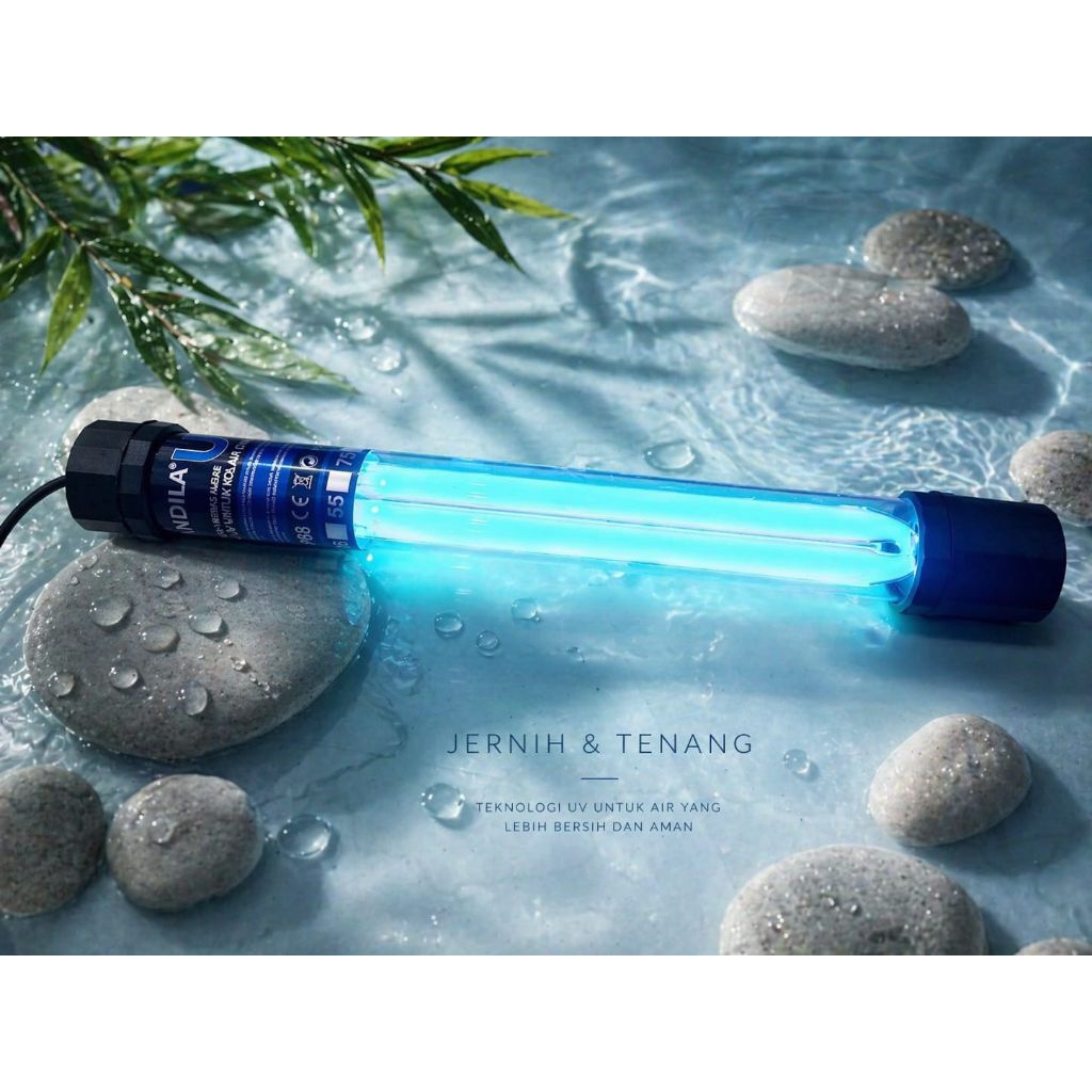 Lampu UV Sterilisasi KANDILA UV 24W 36W 55W 75W 100W 150W Led UV Aquarium Anti Lumut Bakteri