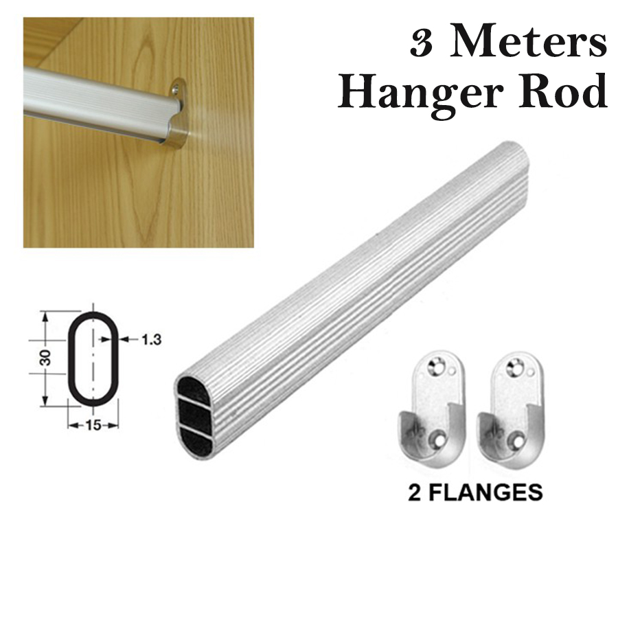 3meters Hanger Rod with socket 2pcs Lazada PH