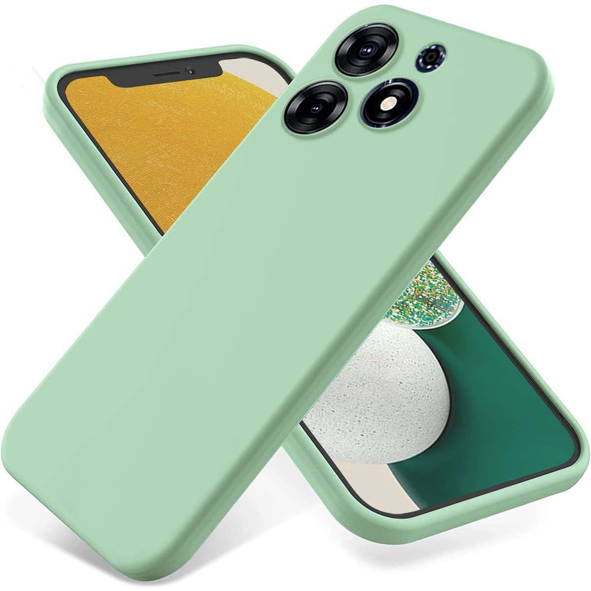 Silicone TPU Flexible Shockproof Back Cover for Tecno Spark 10 Pro K17 - Anti-Scratch Gel Skin Case.