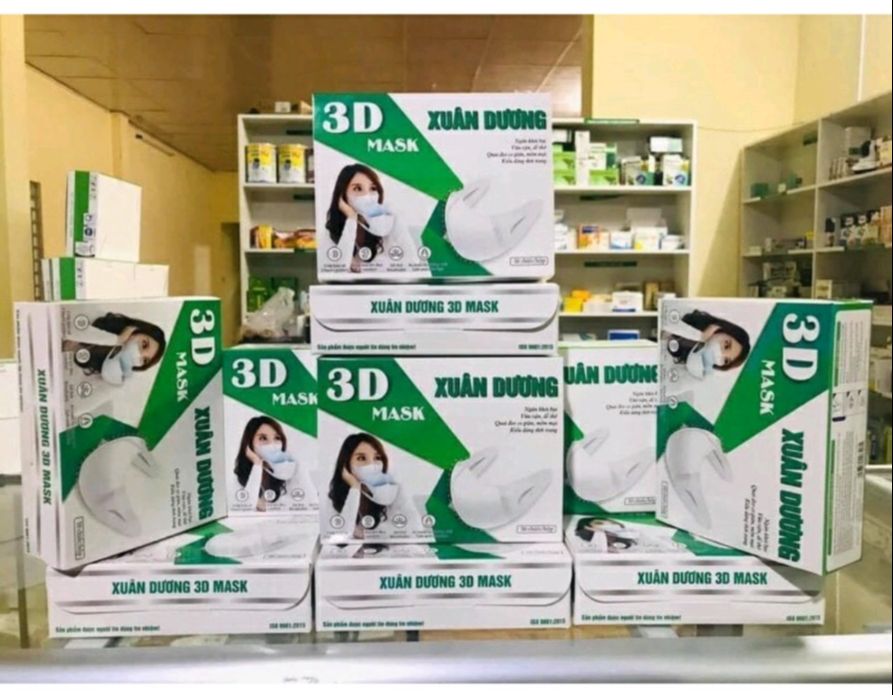 KHẨU TRANG 3D CAO CẤP XD 50 CHIẾC