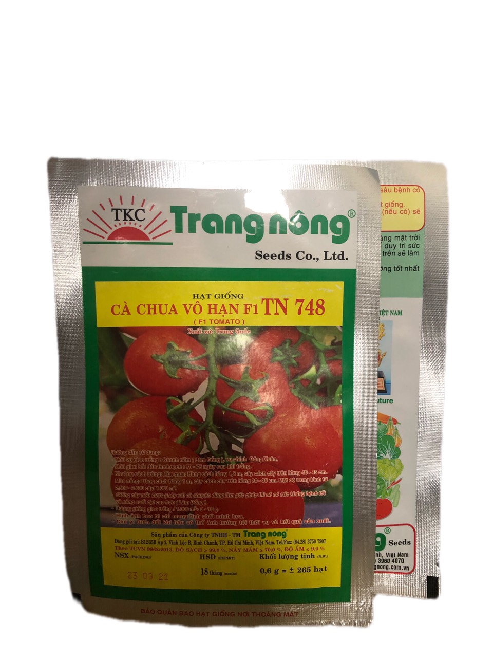 HẠT GIỐNG CÀ CHUA VÔ HẠN F1 TN 748