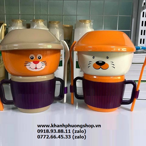 bộ ly chén dĩa cho bé ăn dặm - bộ ly chén dĩa