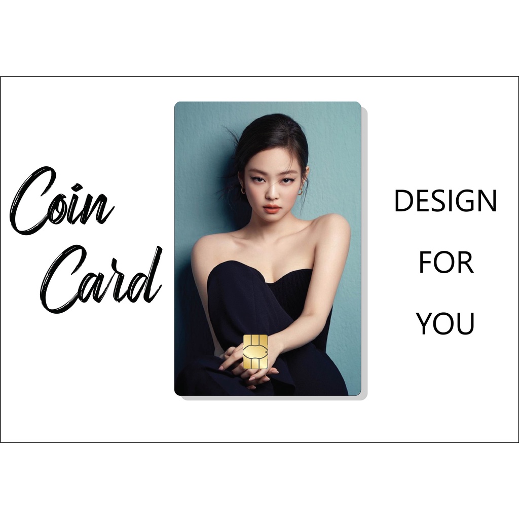 BLACKPINK'S SKINCARD (🎟️ Miếng dán Thẻ ATM, debit, thẻ từ, thẻ chung cư, bảo vệ thẻ) | Dán thẻ ATM COINCARD