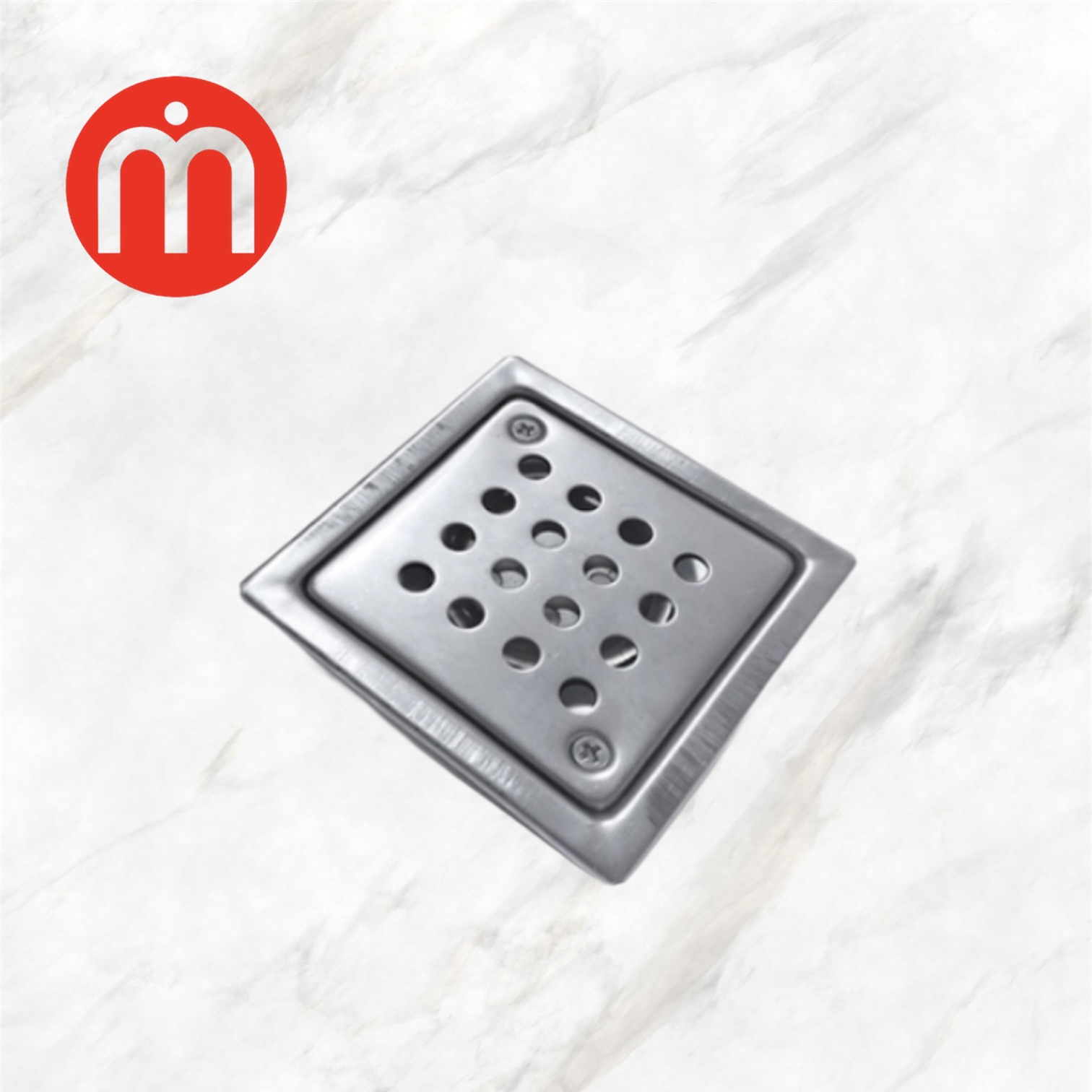 STAINLESS STEEL 304 SQUARE FLOOR DRAIN 4X4 FLOOR STRAINER SHOWER