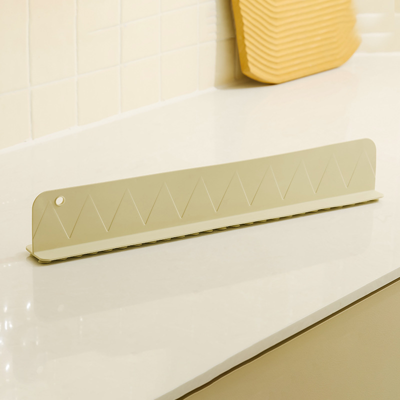 Sink Splash Guard, Silicone Sink Water Baffle, Suction Cup Base Kitchen Sink Bathroom Baffle Multipurpose Kitchen Island Sink Backsplash Guard, for Home Sink