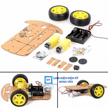 Bộ khung xe robot 3 bánh mica