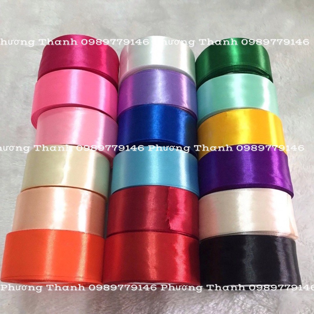 RUY BĂNG LỤA, cuộn 4cm