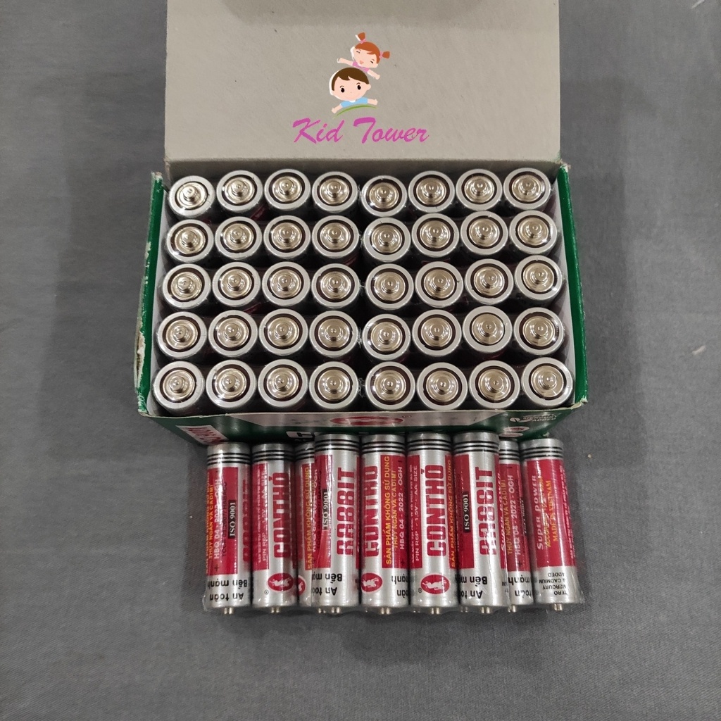 Pin AA AAA con thỏ vỉ 4 viên