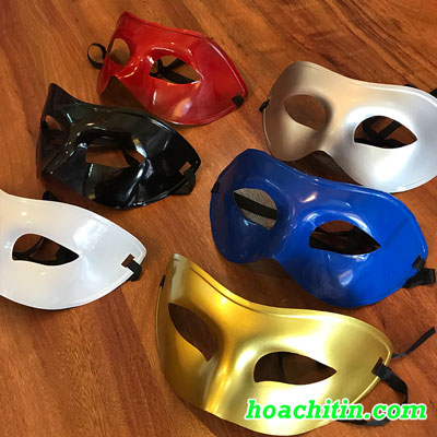 Mặt Nạ Hoá Trang Dự Tiệc Halloween Trơn Tròn
