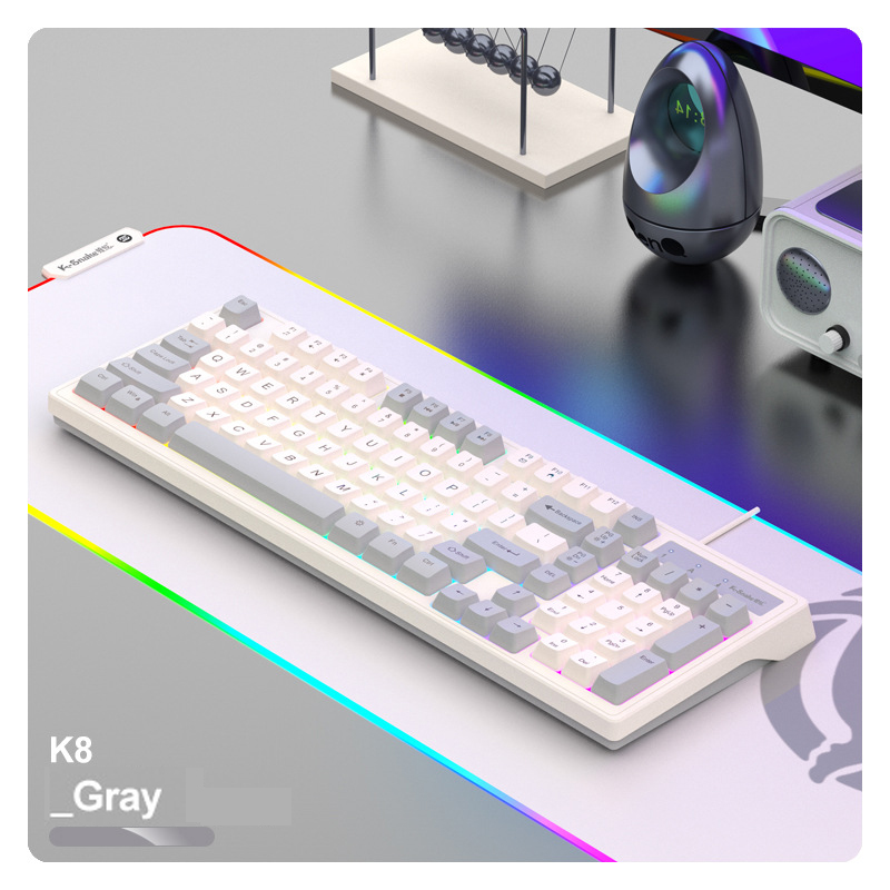 KAIMEIDI Viper KM800 wired e-sports gaming keyboard and mouse set mechanical feel 98-key desktop computer notebook