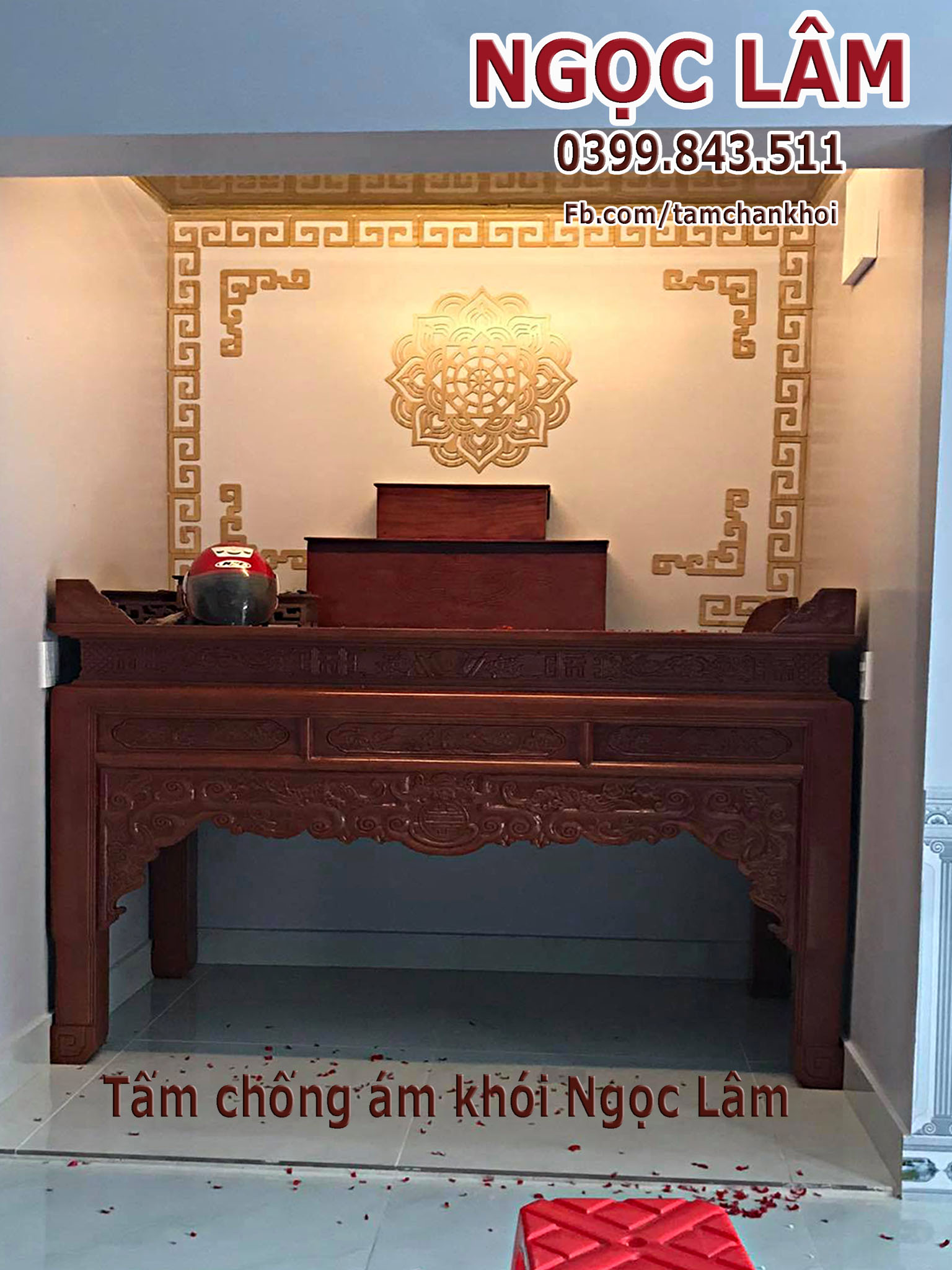 Combo 5 Viền trang trí ban thờ 10x20cm