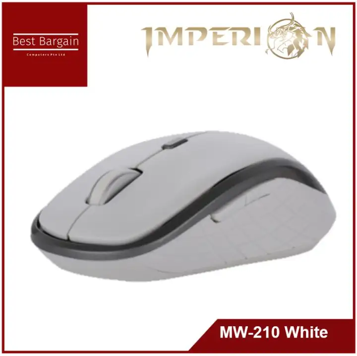 Best Bargain Imperion Mw 210 Office Wireless Mouse Grey White Lazada Singapore
