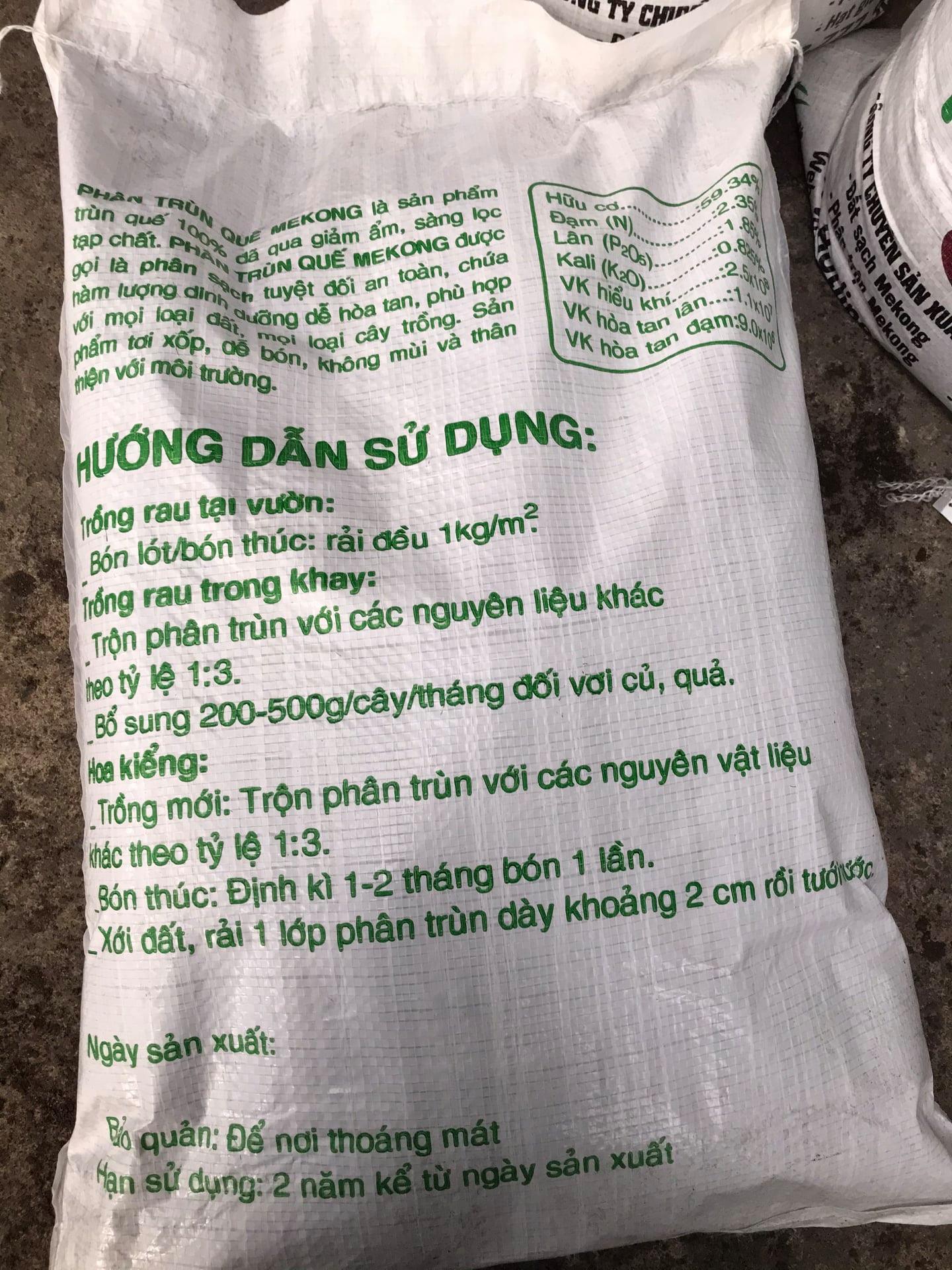 Phân Trùn Quế 10kg