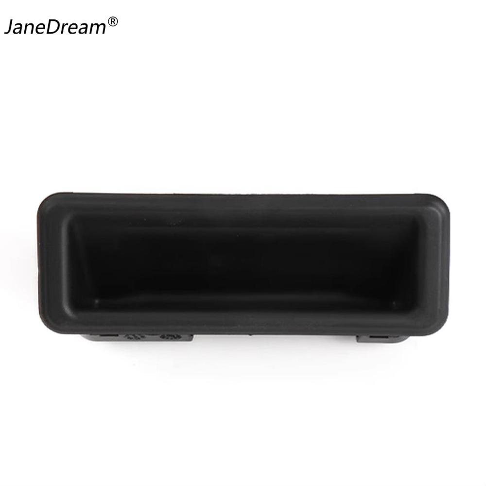JaneDream Car Rear Door Switch Tail Trunk Handle Cover Trim Accessories For BMW BMW E60 E90 E91 E92 E93 E70 E71 51247118158 7118158