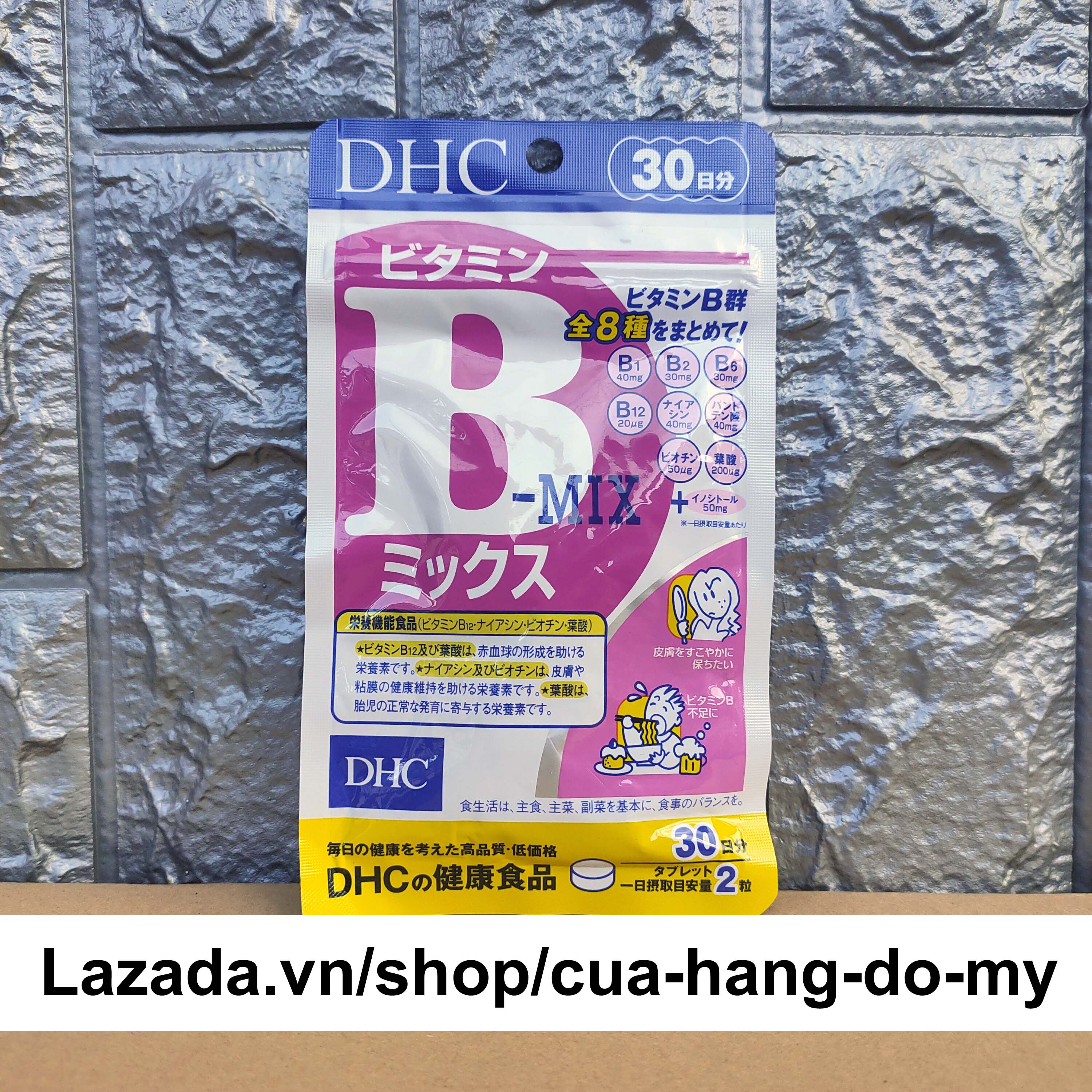 Viên uống DHC Vitamin B mix 30 ngày dùng 60 viên dùng của Nhật - Shop Hong1008