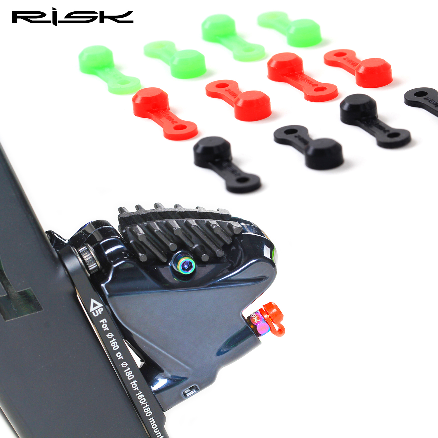10pcs/set Risk Ra145 Bike Bleed Cap Dust Cover Hydraulic Disc Brake ...