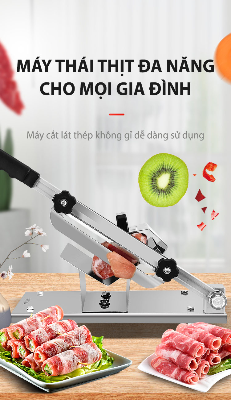 Máy Thái Thịt Đông Lạnh, Dao Cắt Thịt Làm Bếp Đa Năng ( ẢNH THẬT )