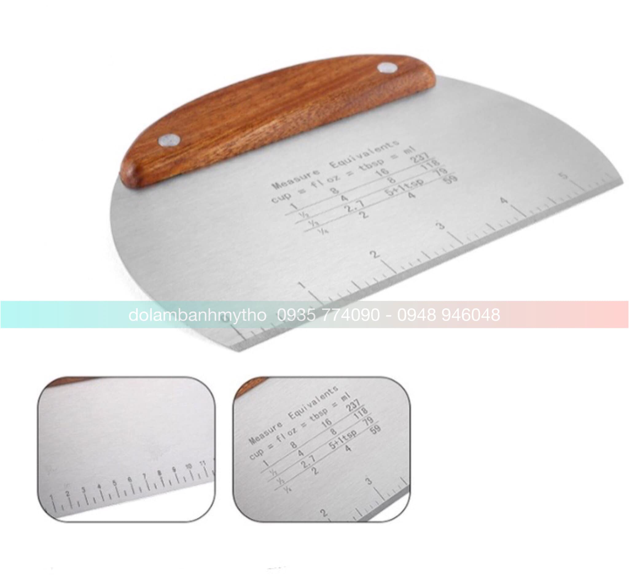 Cắt bột Inox cán gỗ