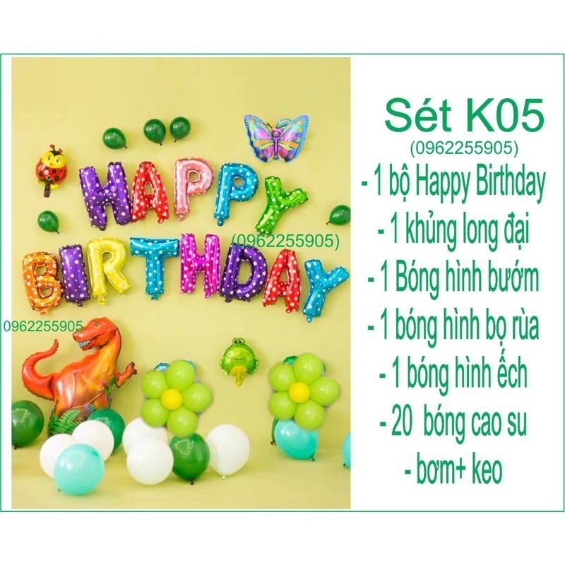 Sét bóng khủng long cho bé trai