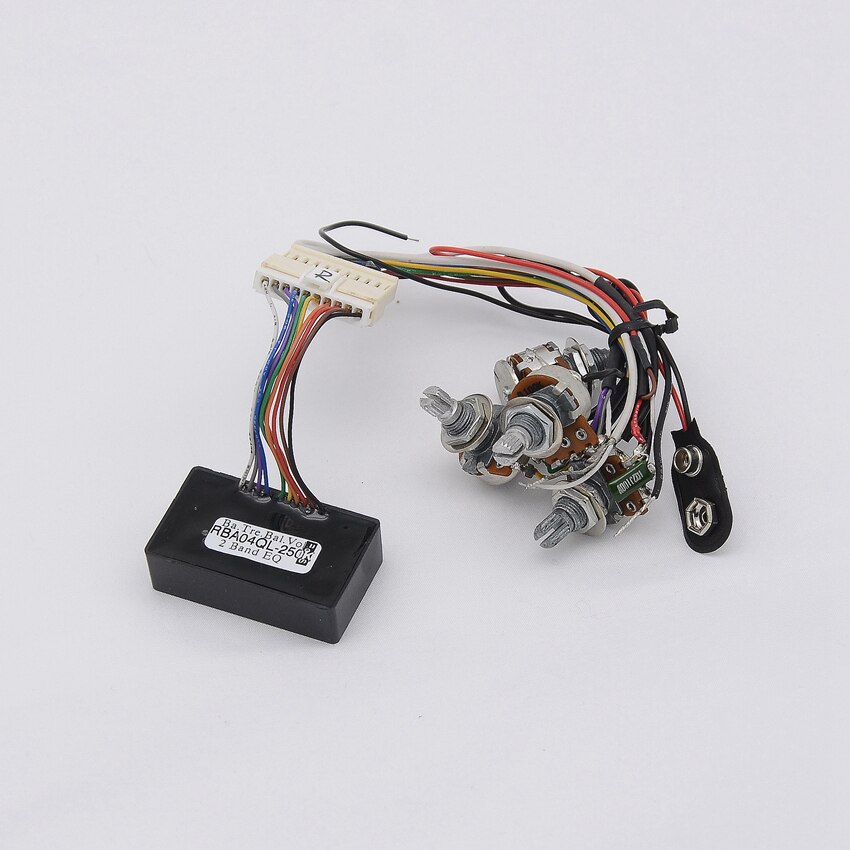 1 Set Rockbass 2 Band EQ Active Preamp Circuit For Passive Bass Pickup