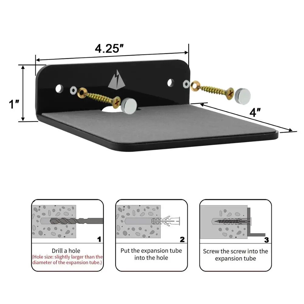 【Best Price Guaranteed】 Wall Mounted Bluetooth Speaker Holder Bedside Speaker Mobile Phones Storage Hanging Holder Rack