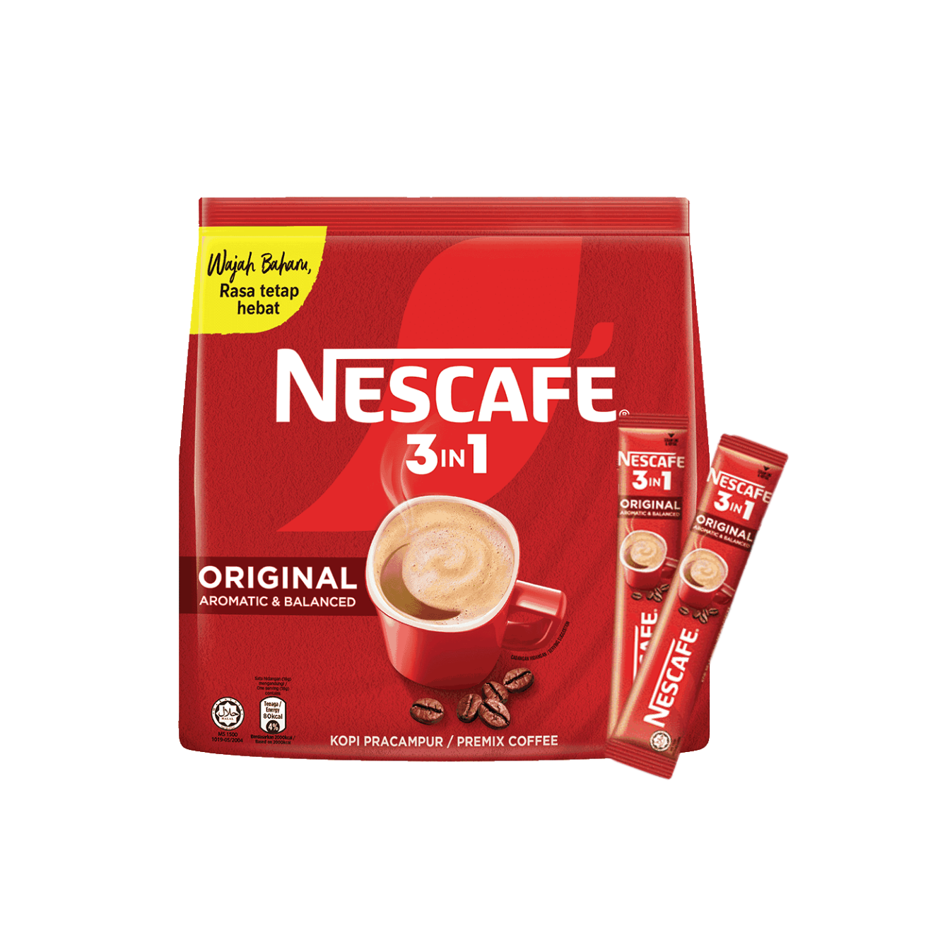 TRIPLE PACK] NESCAFE ORIGINAL 3 IN 1 3 PACK X 25 STICKS X 19G
