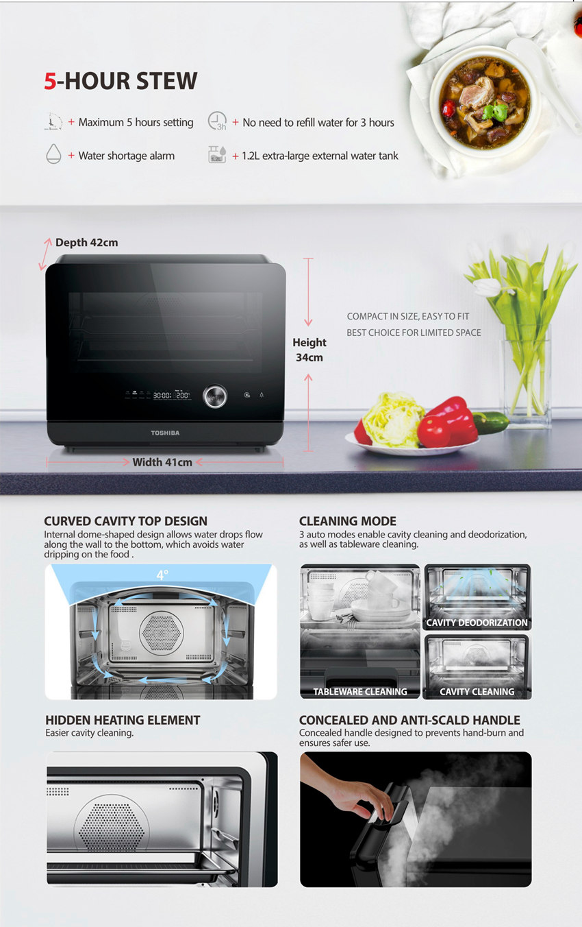 toshiba 20l pure steam oven review