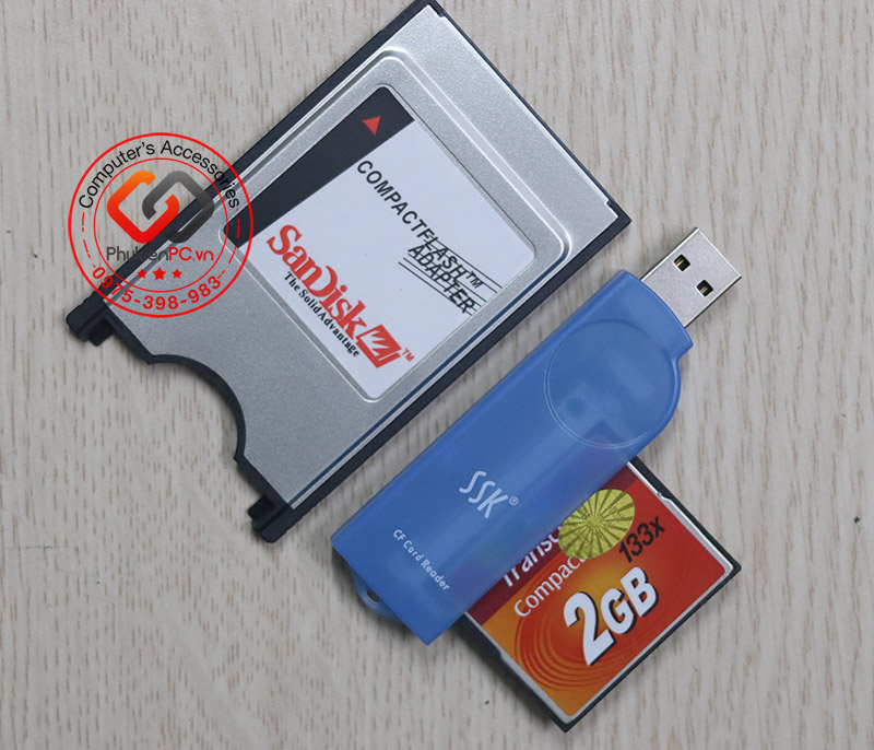Thẻ nhớ Compactflash 2GB Transcend 133x chuyên dùng cho máy CNC