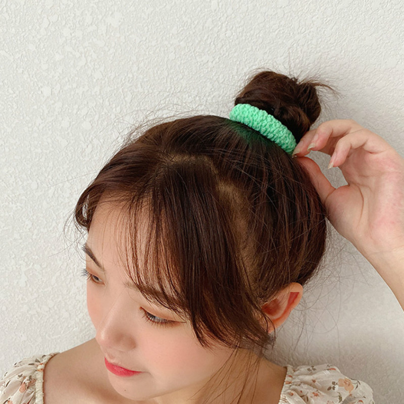 COMBO 03 CỘT TÓC MẮT ẾCH CUTE - CỘT TÓC TRƠN ÁNH DẠ QUANG