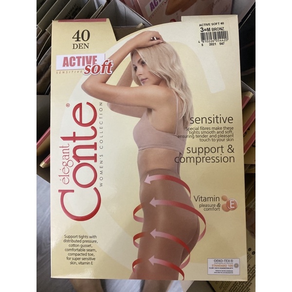 Quần tất nga conte active 40d