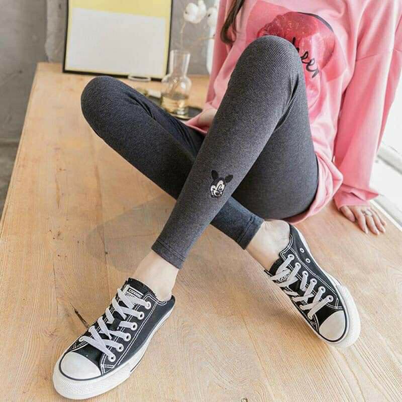 QUẦN LEGGING LEN TĂM MICKY (SIÊU CO DÃN)
