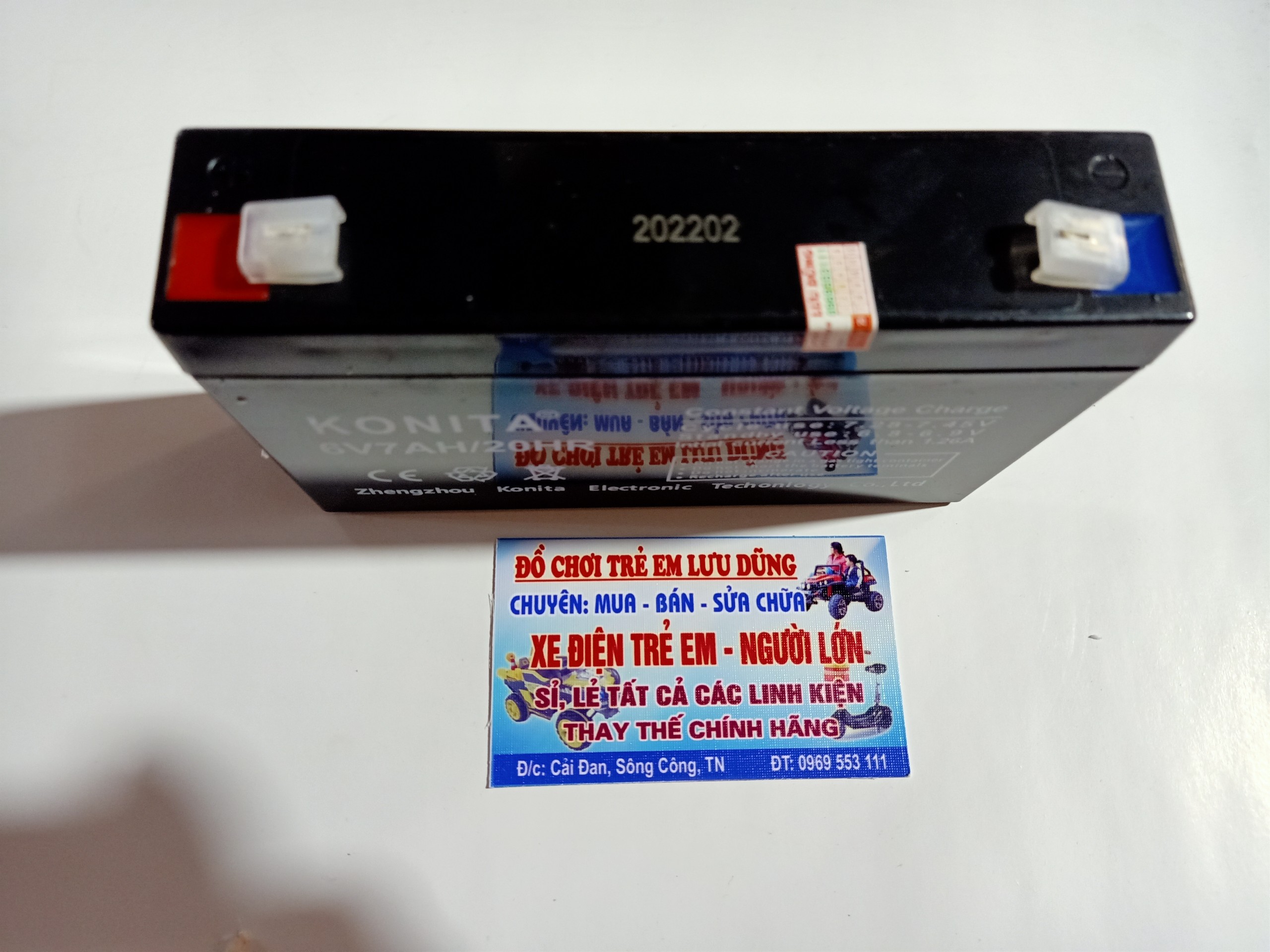 Acquy 6v7a cho xe điện trẻ em
