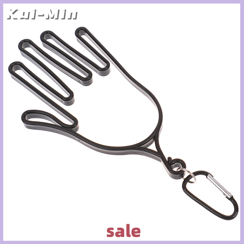 Kui-Min 1Pc Golf Gloves Holder With Carabiner Golf Gloves Stretcher Golfer Tool Gear Gloves Rack Hanger Golf Supplies Accessories
