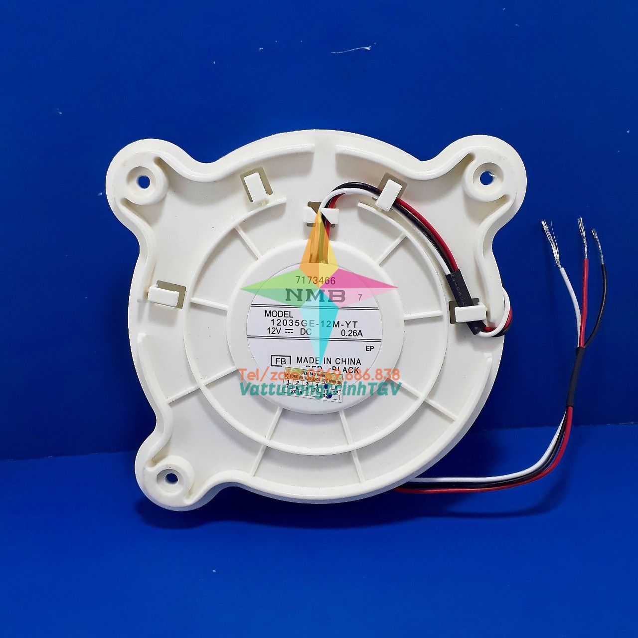Quạt tủ lạnh SAMSUNG DC12V-0.26A, 3 dây, ĐK 12cm