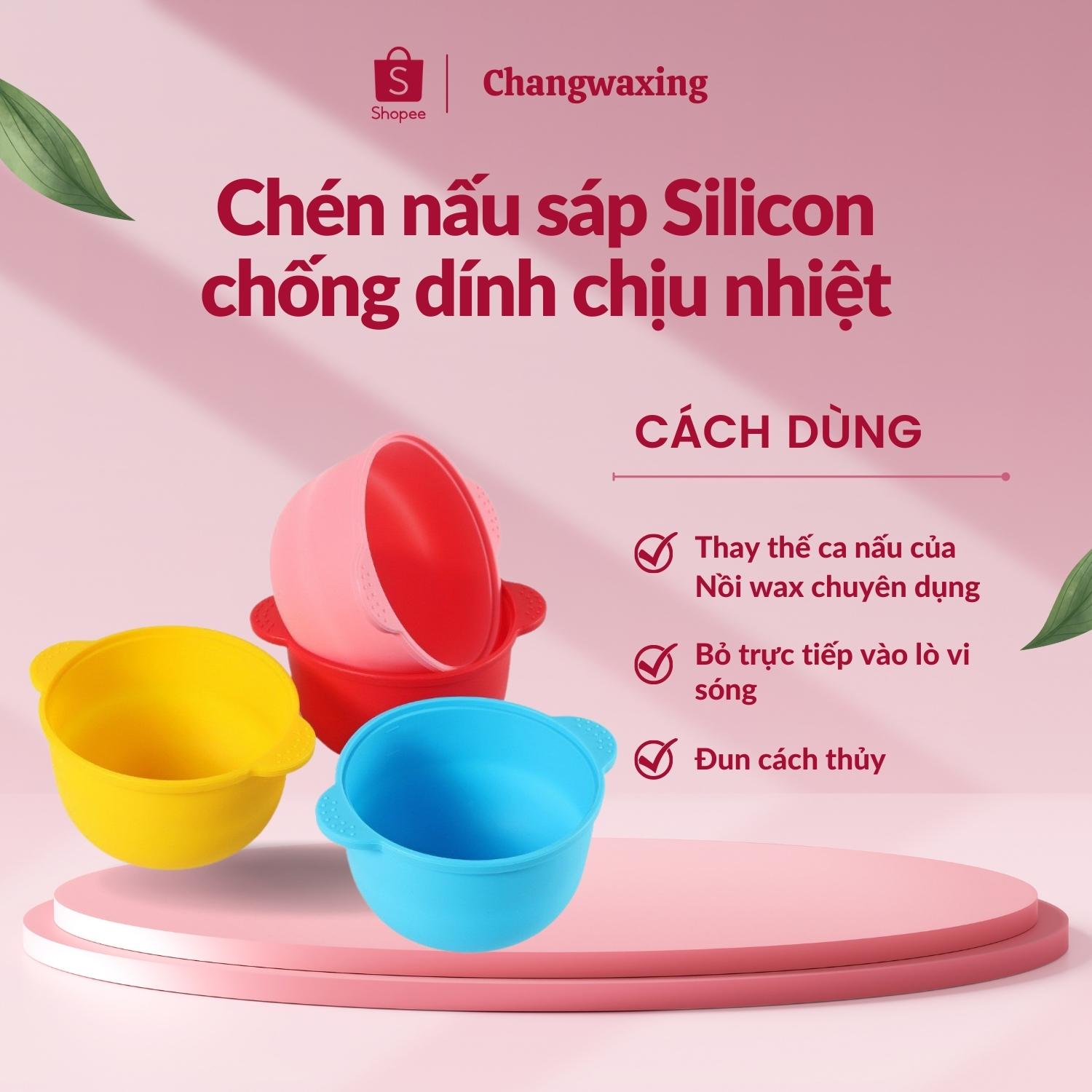 Combo Waxing Kèm Chén SILICON Sáp Wax và Mỡ Trăn
