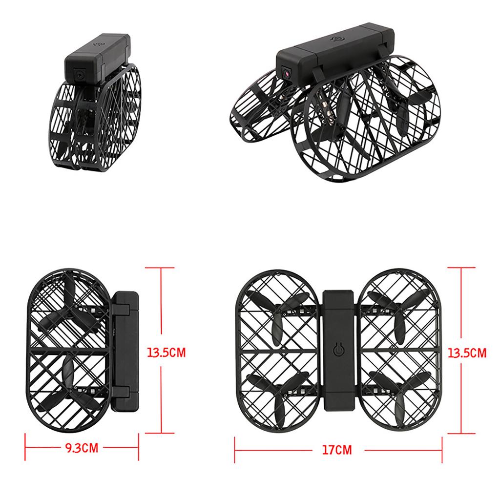 DWI Dowellin D7 WIFI Foldable Selfie Mini Drone Camera With