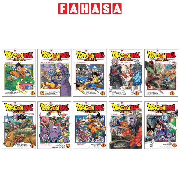 Fahasa - combo sách hay manga - dragon ball super: tập 1 - 10