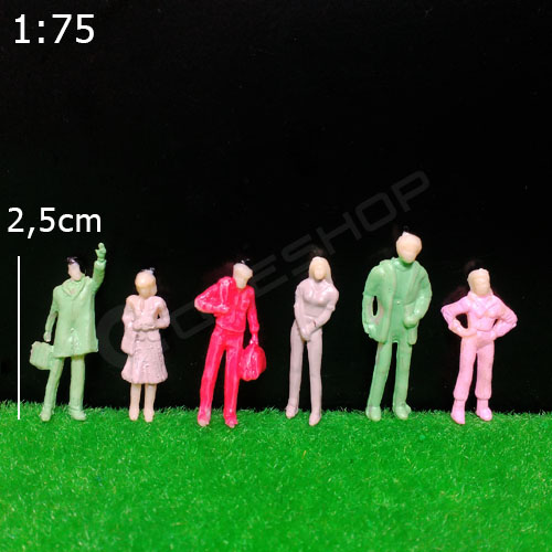 1 con Người Mô Hình tỉ lệ 1:75, Mô hình mini trang trí