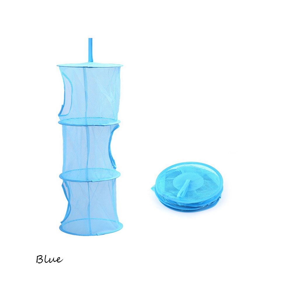 VXUAIQ STORE Cupboard Bathroom Breathable Clothes Storage Basket Hanging Cage Mesh Storage Basket Wall Closet Organizers Net Organizer Bag Hanging Net Bag