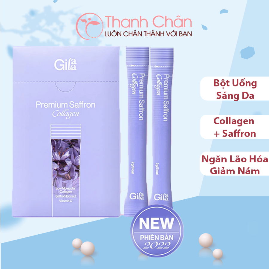 Bột Uống Collagen Gilaa Cao Cấp Kết Hợp Saffron - Gilaa Premium Saffron Collagen thumbnail