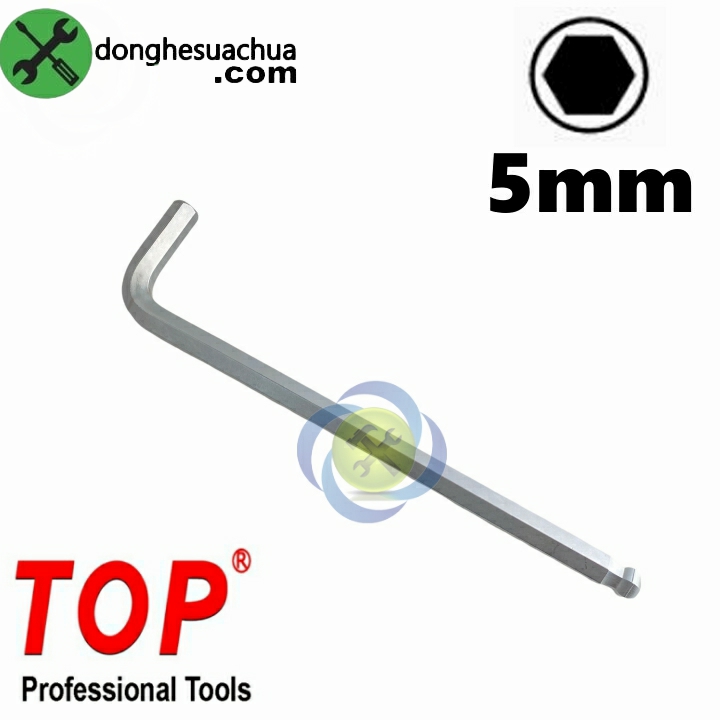 Lục giác đầu bi 5mm top twt-10b-5 dài 160mm